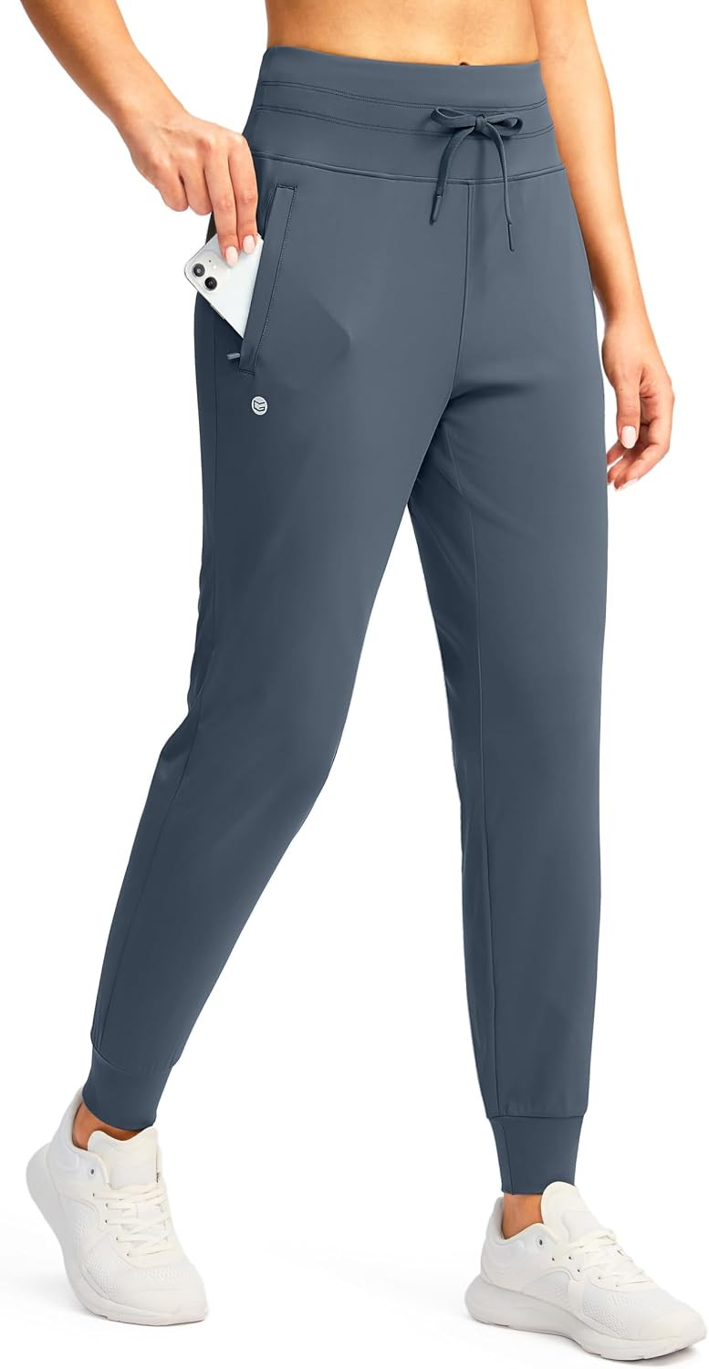 G Gradual Women's Joggers Pants with Zip Pockets Athletic Sweatpants | Amazon (US)