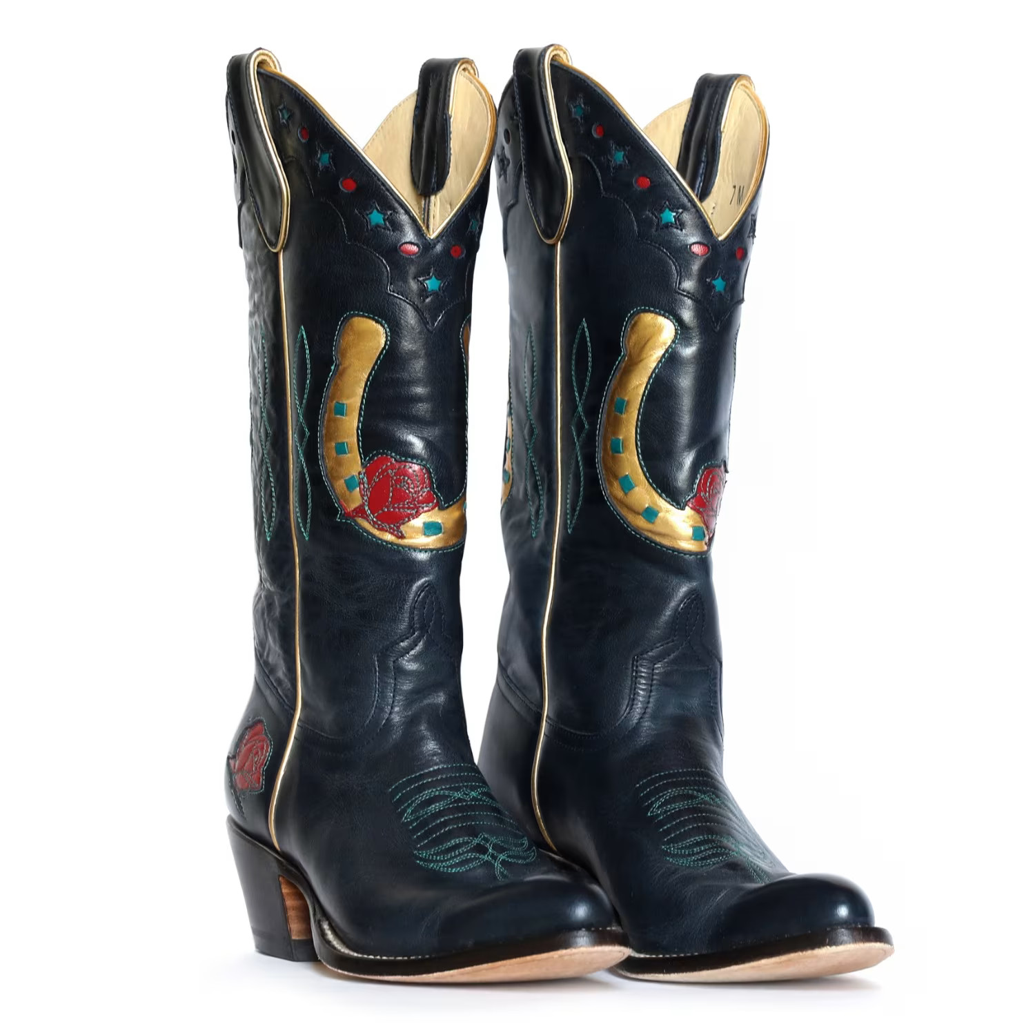 Horse Girl Navy Blue Cowboy Boot | Wolf & Badger
