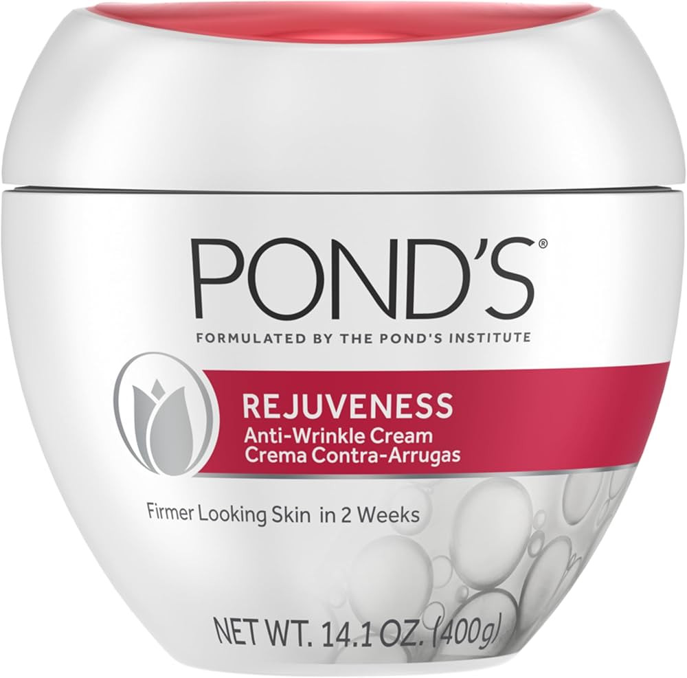 POND’S Rejuveness Face Cream – Anti-Aging Face Moisturizer with AHA’s, Vitamin E & Collagen... | Amazon (US)