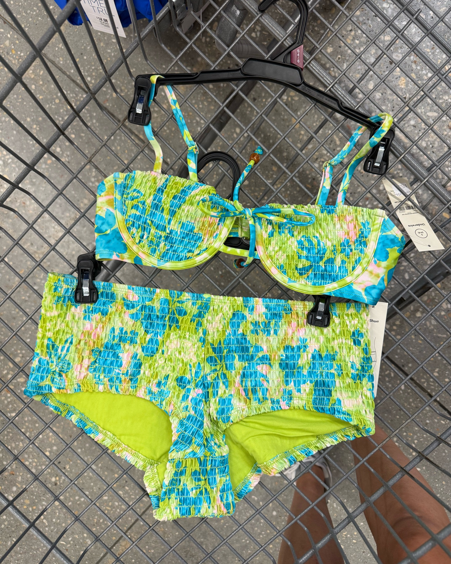 New swim at Walmart 💗💛🧡

#LTKootd #LTKSeasonal