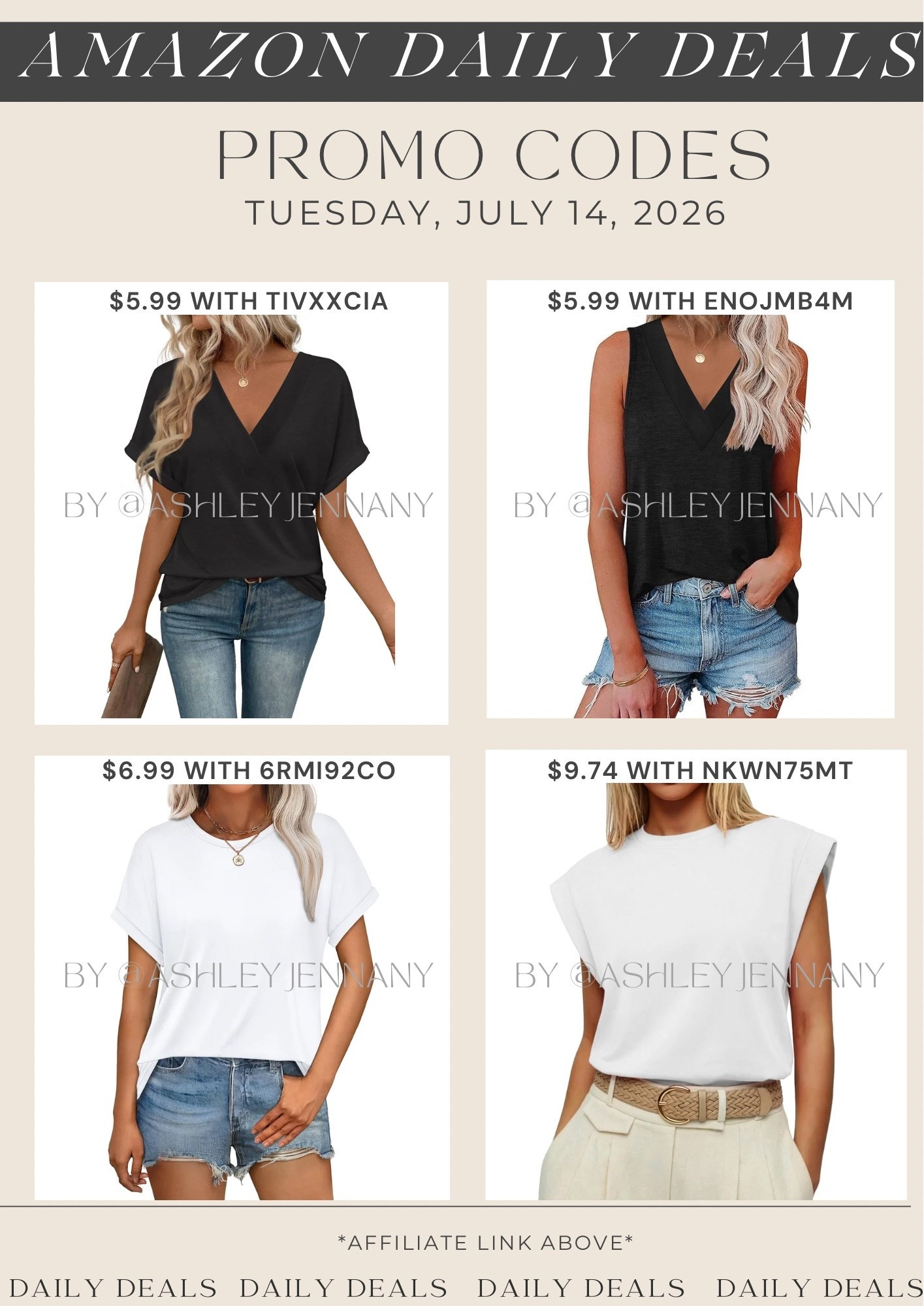 Amazon deals

#LTKSaleAlert #LTKMidsize #LTKootd