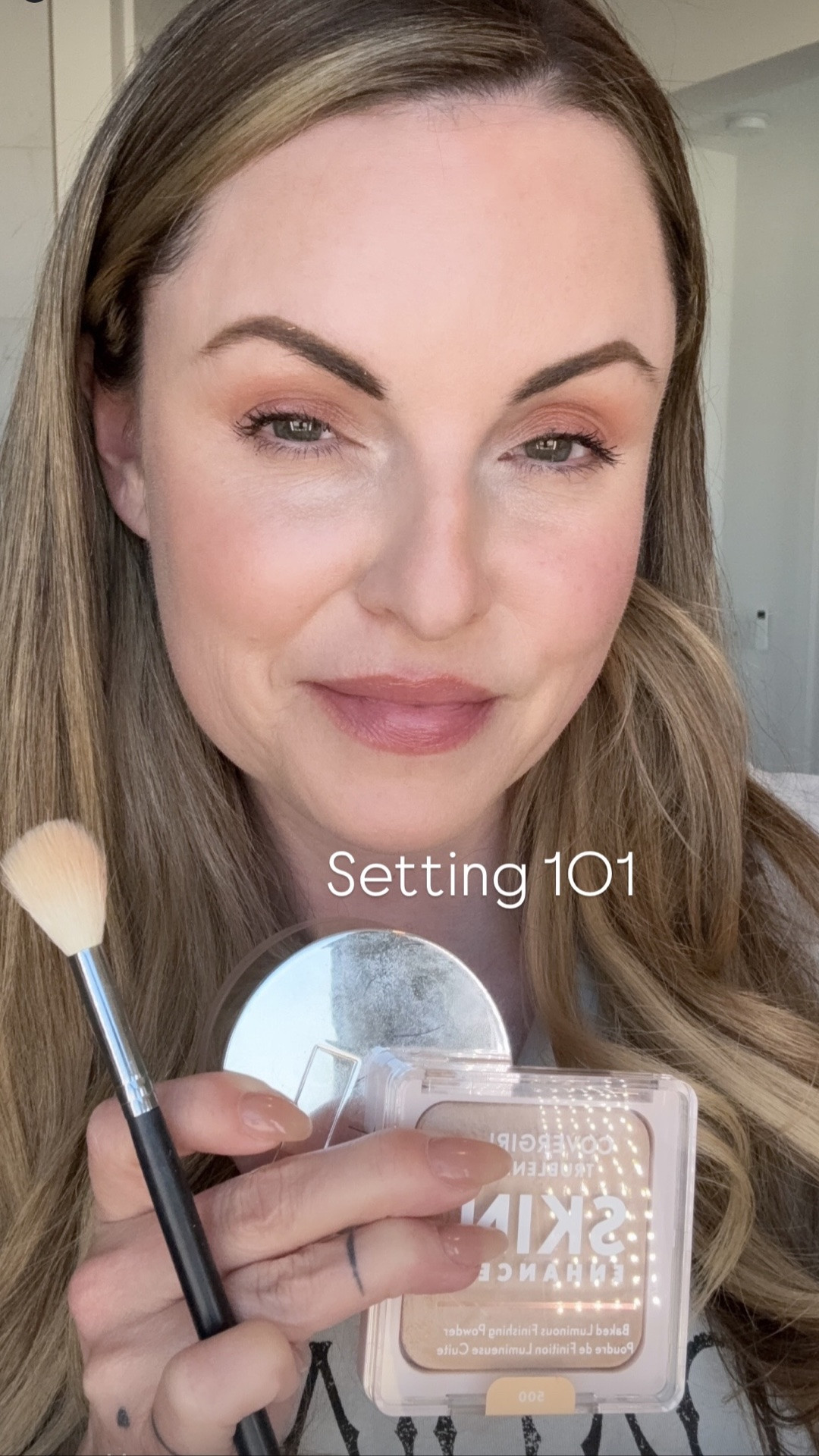 Setting Powder 101 for Mature Skin! ✨ My 4-step no-crease system for flawless, long-wearing makeup that doesn’t settle into lines.
Loose powder with a small brush → Beauty Blender to remove excess from nasolabial folds, crow’s feet & 11s → finishing powder → hydrating spray to melt it all in. Keeps dimension + glow on mature skin all day!

#LTKgrwm #LTKBeauty #LTKOver40