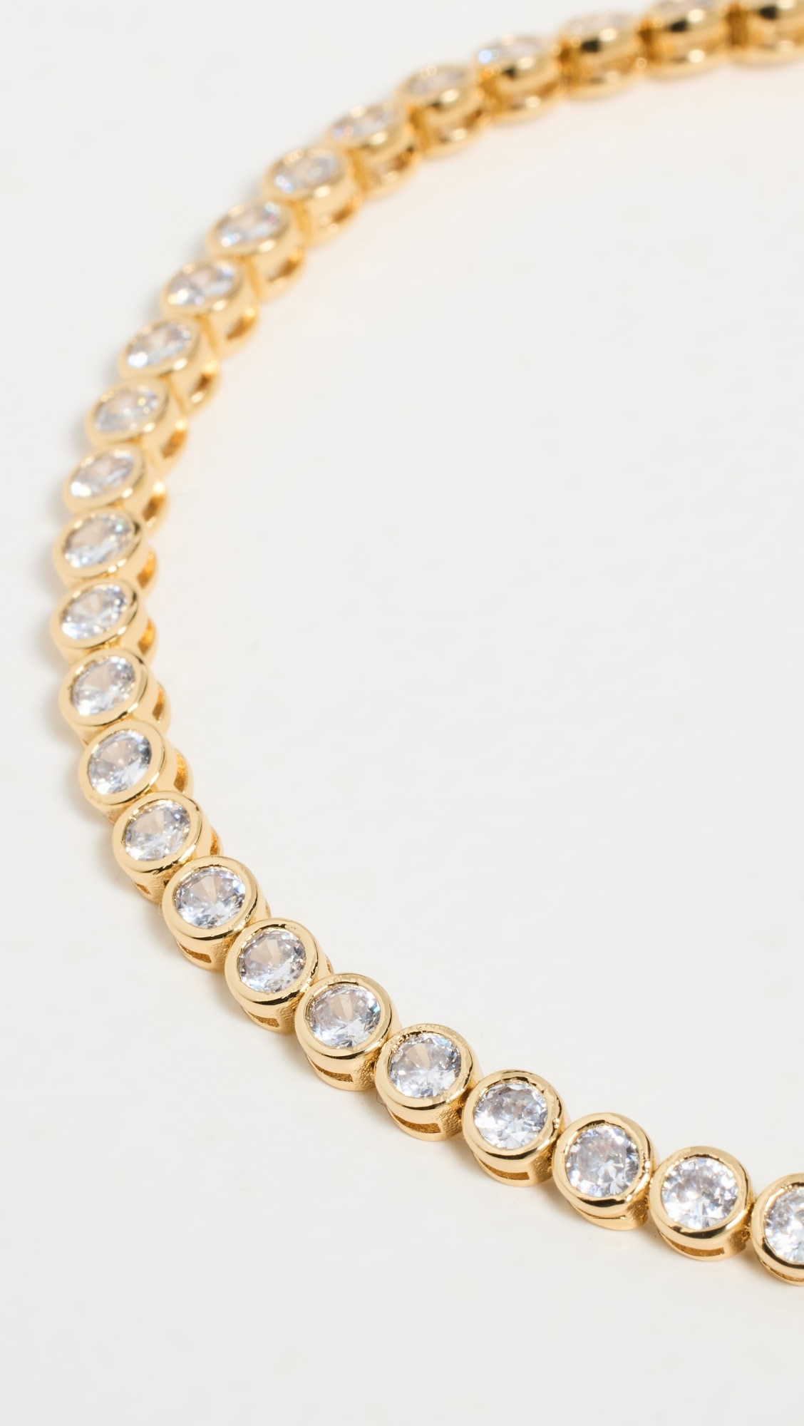 The Tennis Collection Bezel Set Crystal Bracelet | Shopbop