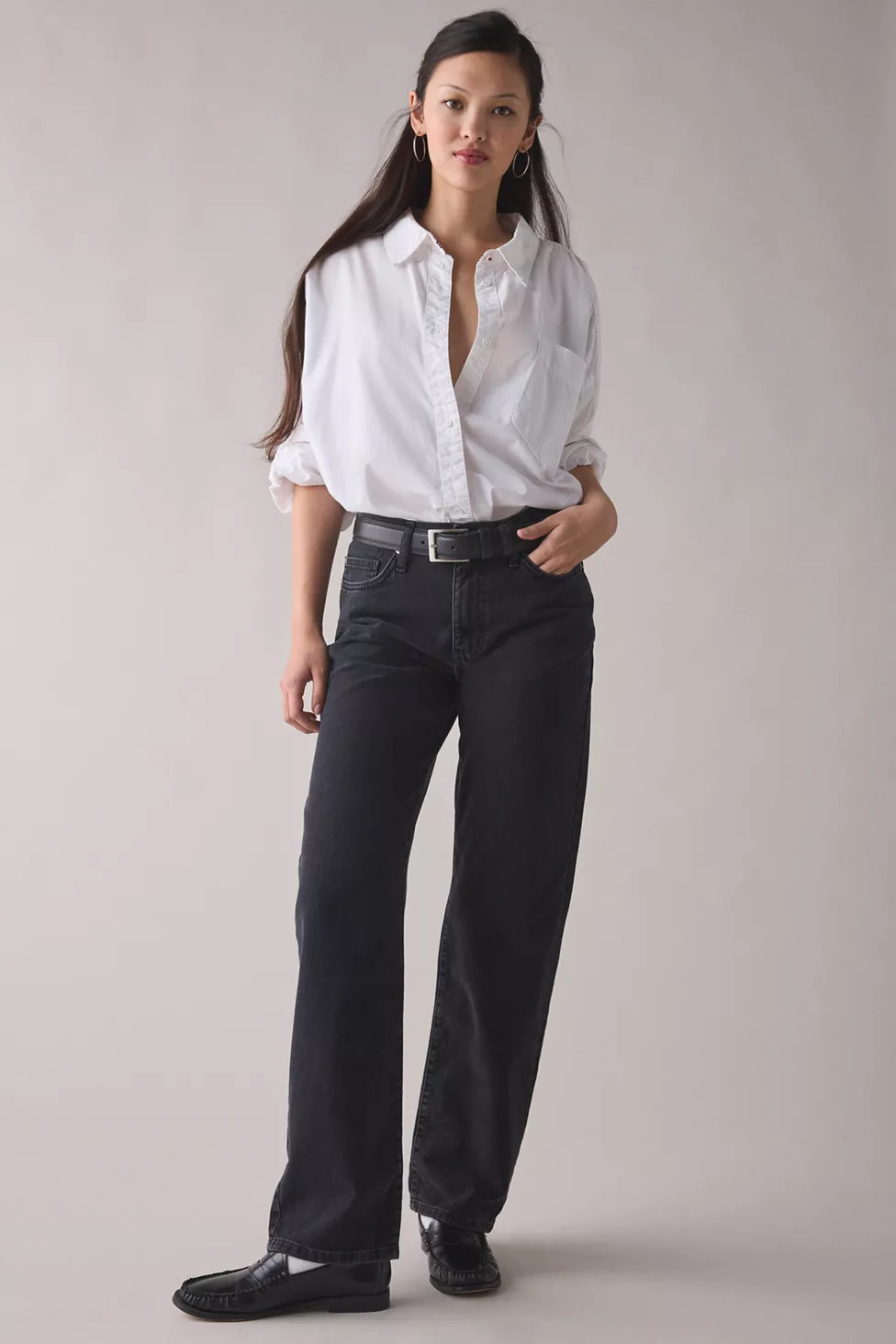 BDG Olive Stovepipe Mid-Rise Jean | Urban Outfitters (US and RoW)