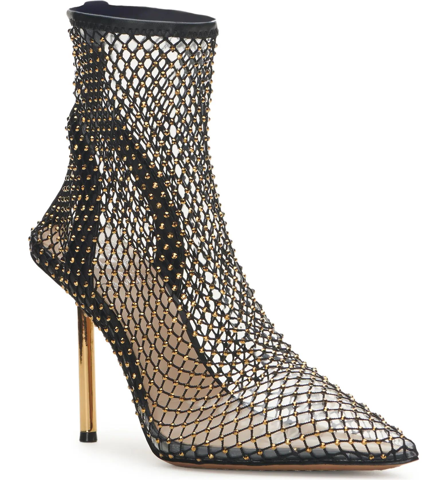 Vince Camuto Kiskia Fishnet Pointy Toe Bootie | Nordstrom | Nordstrom