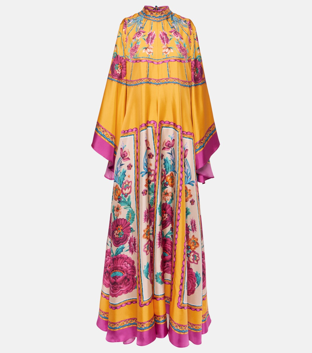 Magnifico silk twill maxi dress | Mytheresa (US/CA)
