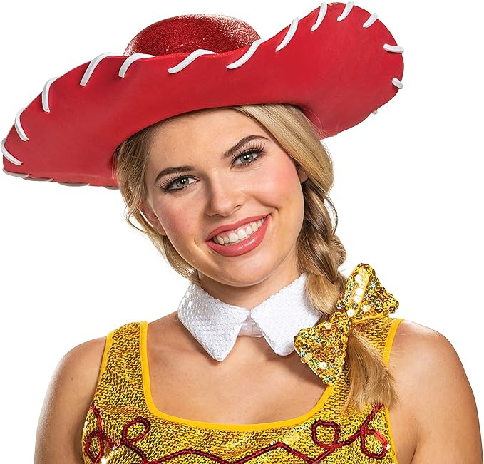 Disguise Disney Pixar Toy Story Jessie Glam Hat and Bow Set Costume Accessory | Amazon (US)