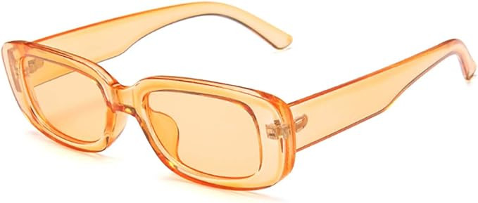 Small Retro Square Sunglasses Women - UV 400 Vintage Rectangle driving, walking, traveling Glasses | Amazon (US)