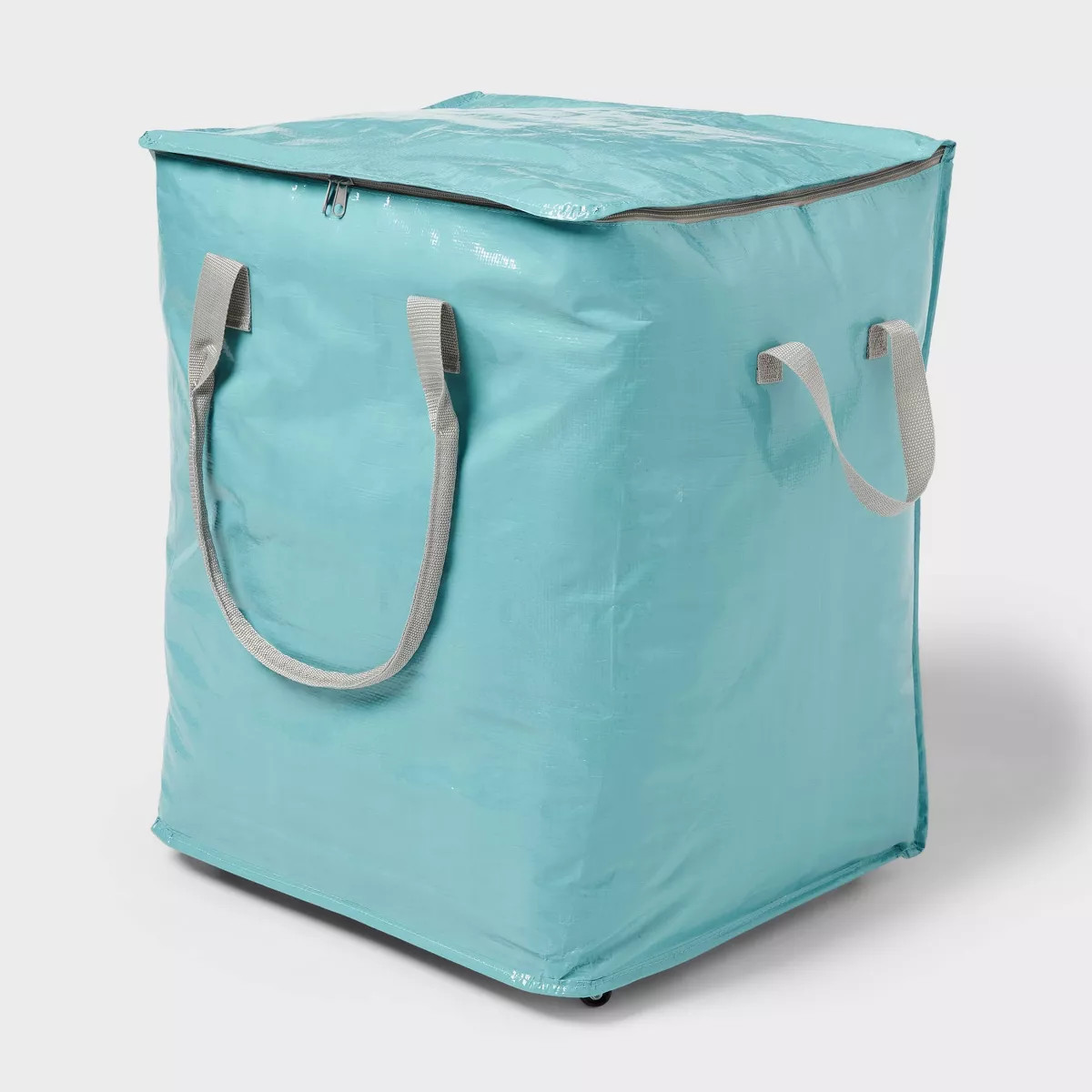 Storage Bag with Wheels Pewter Aqua - Brightroom™ | Target