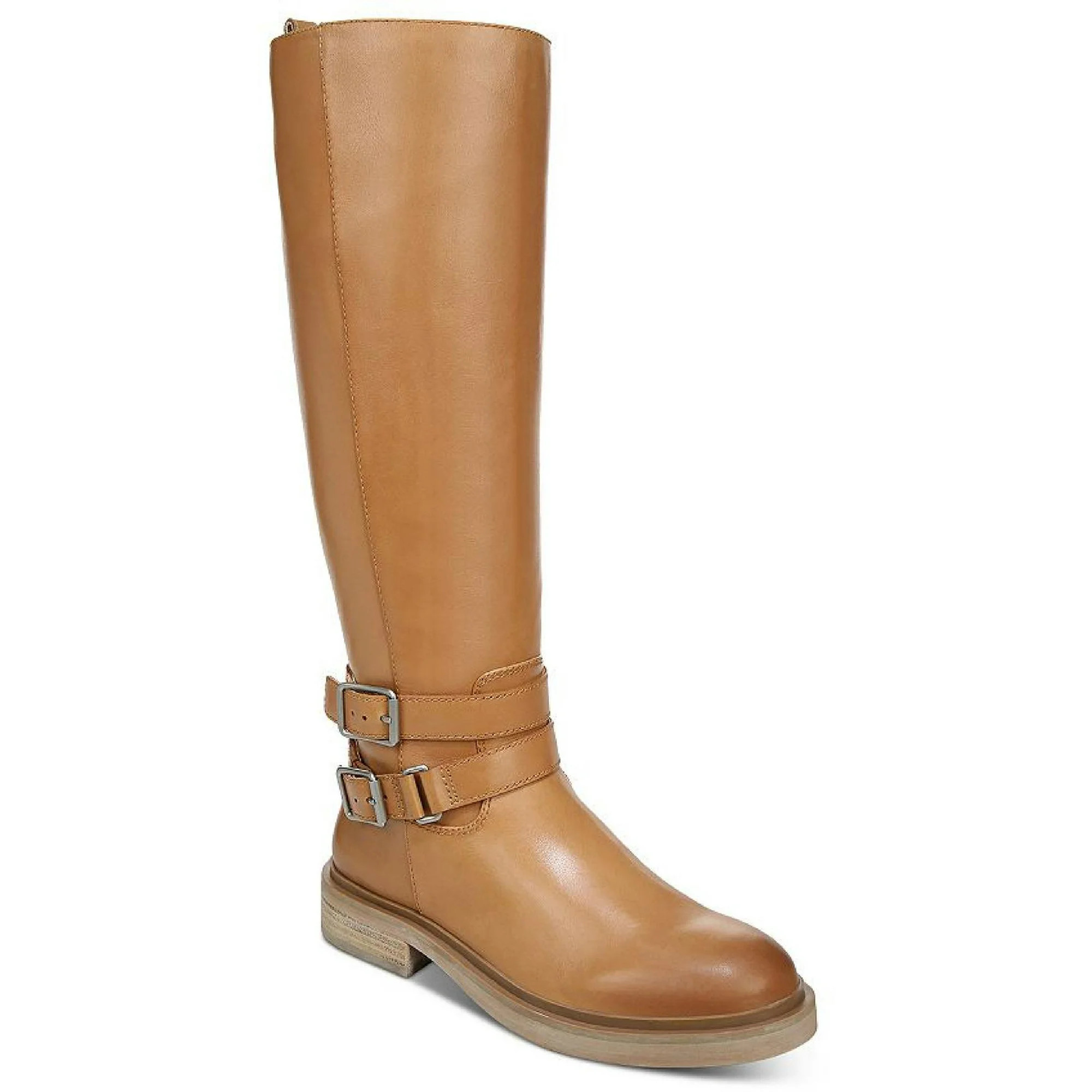 Sam Edelman Womens Freda Leather Tall Knee-High Boots Tan 9 Medium (B,M) | Walmart (US)