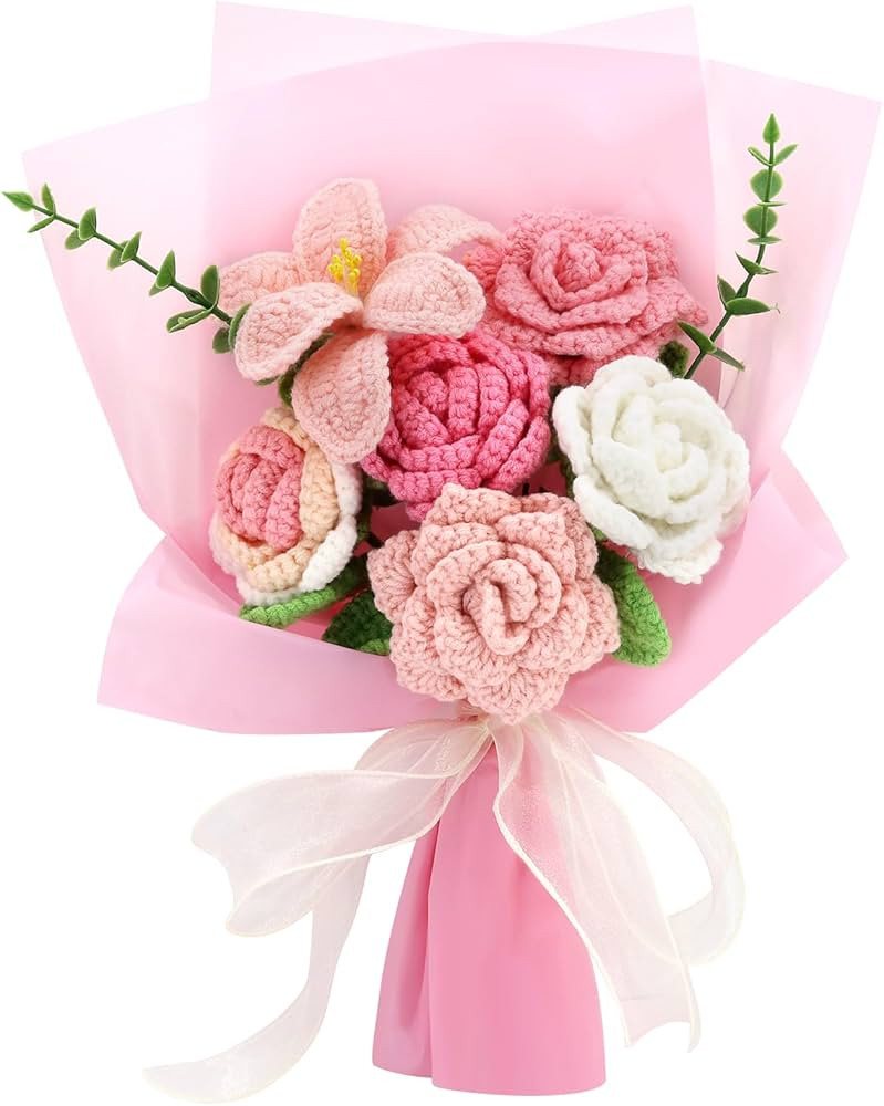 Handmade Crochet Sunflowers Rose Daisy as a Gift for Lover, Family,Friends. Crochet Bouquet, Croc... | Amazon (CA)
