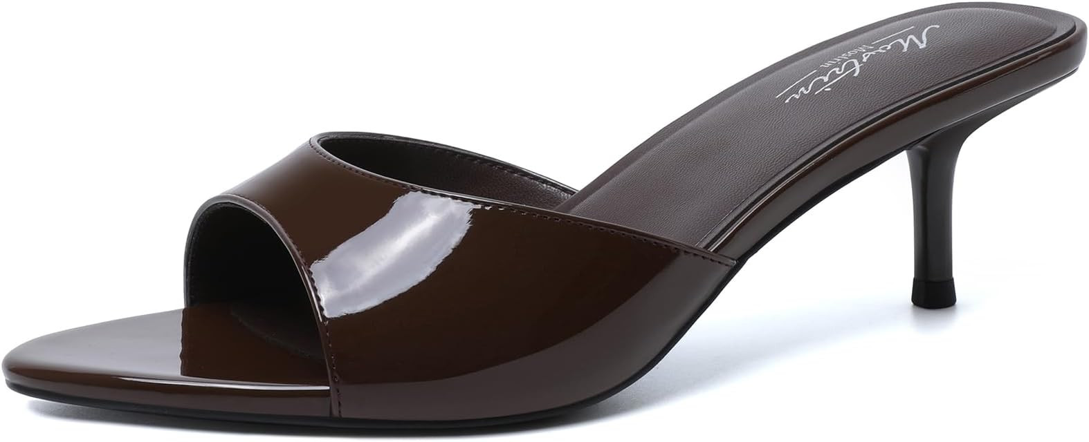 Mostrin Kitten Heels for Women Pointed Toe Vintage Mules Heels Sexy Slip on Stiletto Backless San... | Amazon (US)