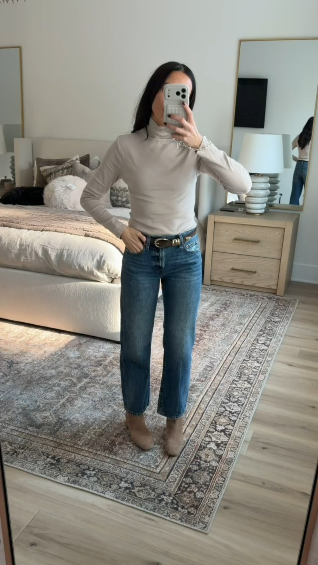 This cream turtle neck is a winter wardrobe staple, basic top for winter, layering, winter basics, annabrstyle 

#LTKSeasonal #LTKFindsUnder50 #LTKootd