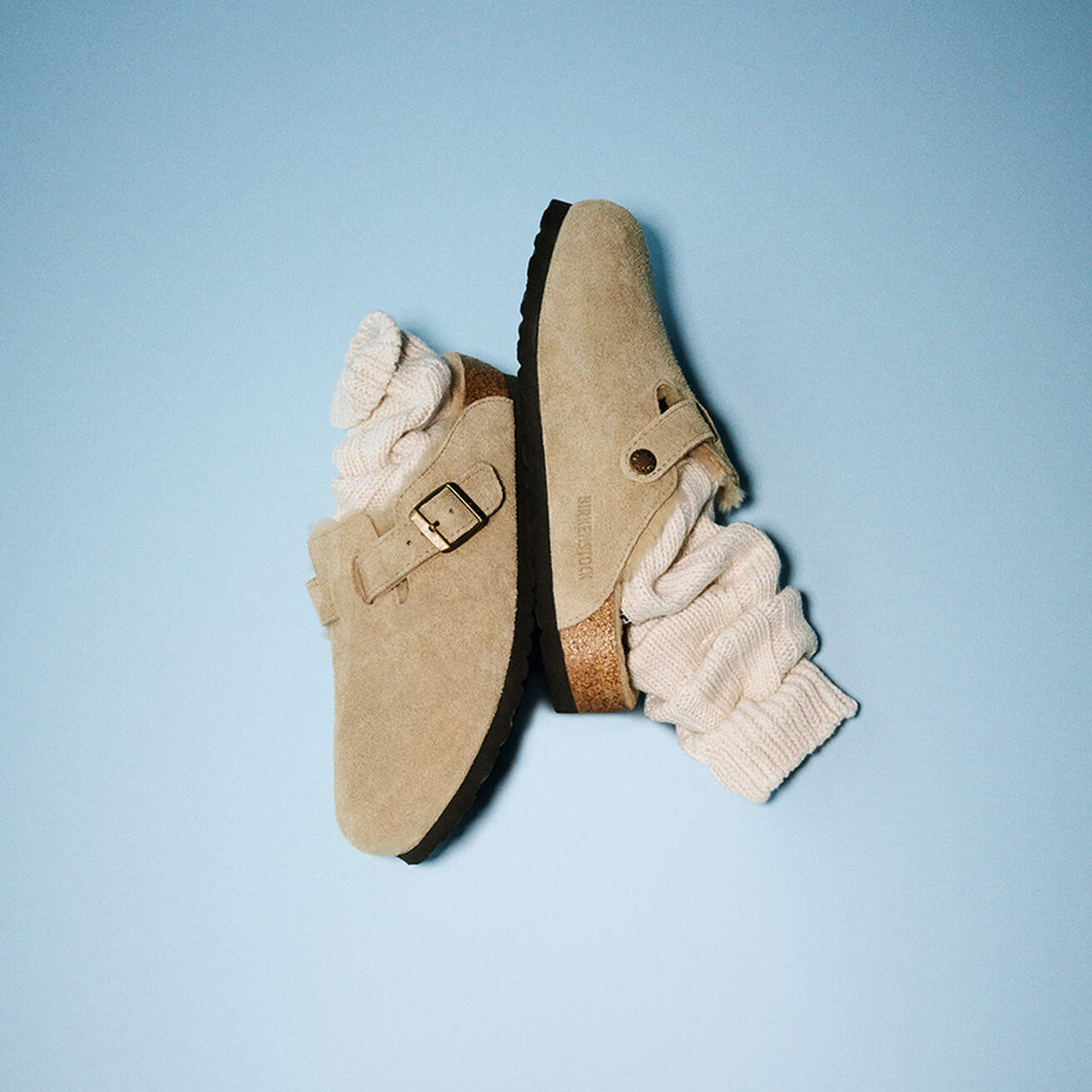 Boston Shearling & Cotton Twist Sock | Birkenstock CA