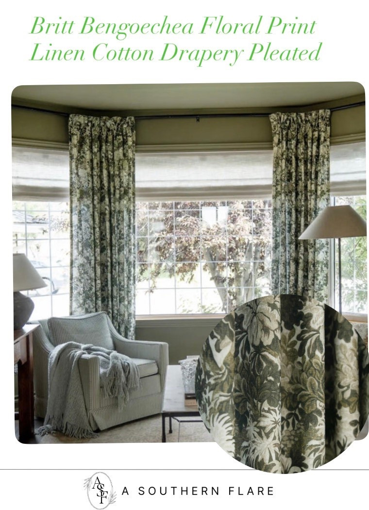Floral Print Linen Cotton Drapery Pleated/ Designer Looks for Less

#LTKOver40 #LTKHome #LTKFindsUnder100