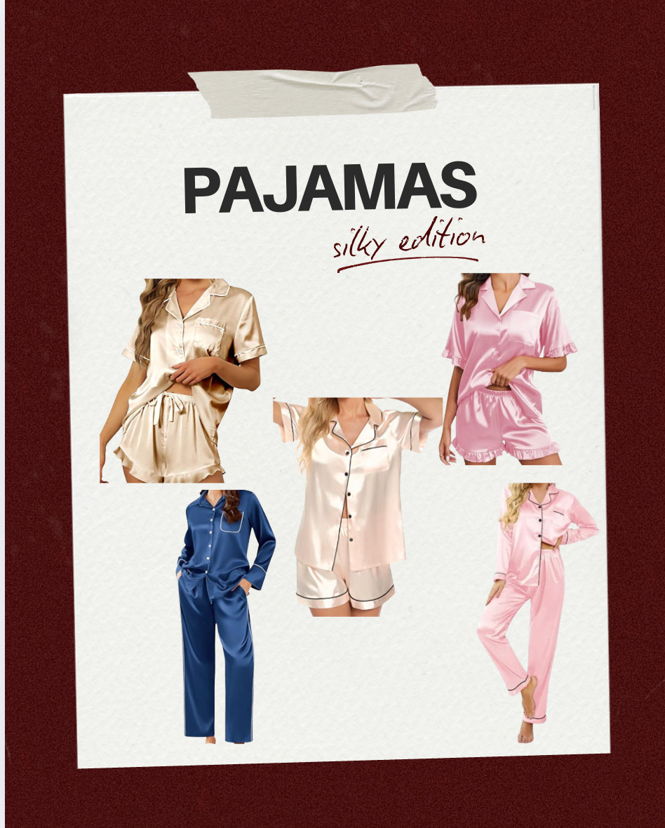 Silky Pajamas, So cozy and cute! 

 #LTKGiftGuide #LTKmomlife #LTKFindsUnder50