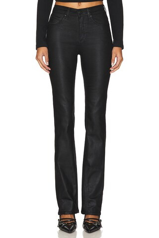 Free People x We The Free Xena Coated Straight in Ethereal Black from Revolve.com | Revolve Clothing (Global)