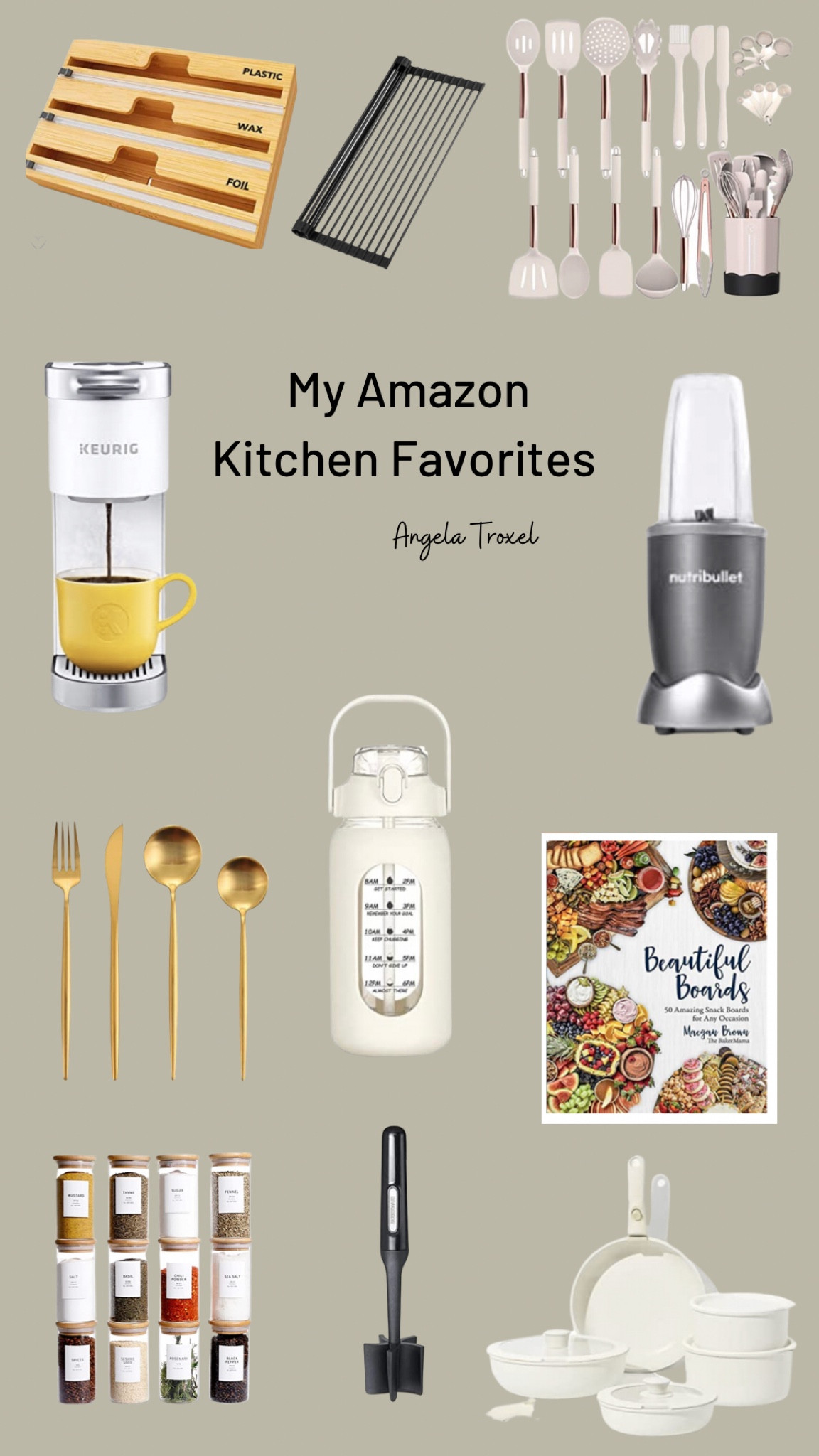 My Amazon Kitchen favorites/ Must haves!  Coffee, gold silverware, water bottles, pats, pans and more. #amazonaffiliate

#LTKunder50 #LTKhome #LTKsalealert