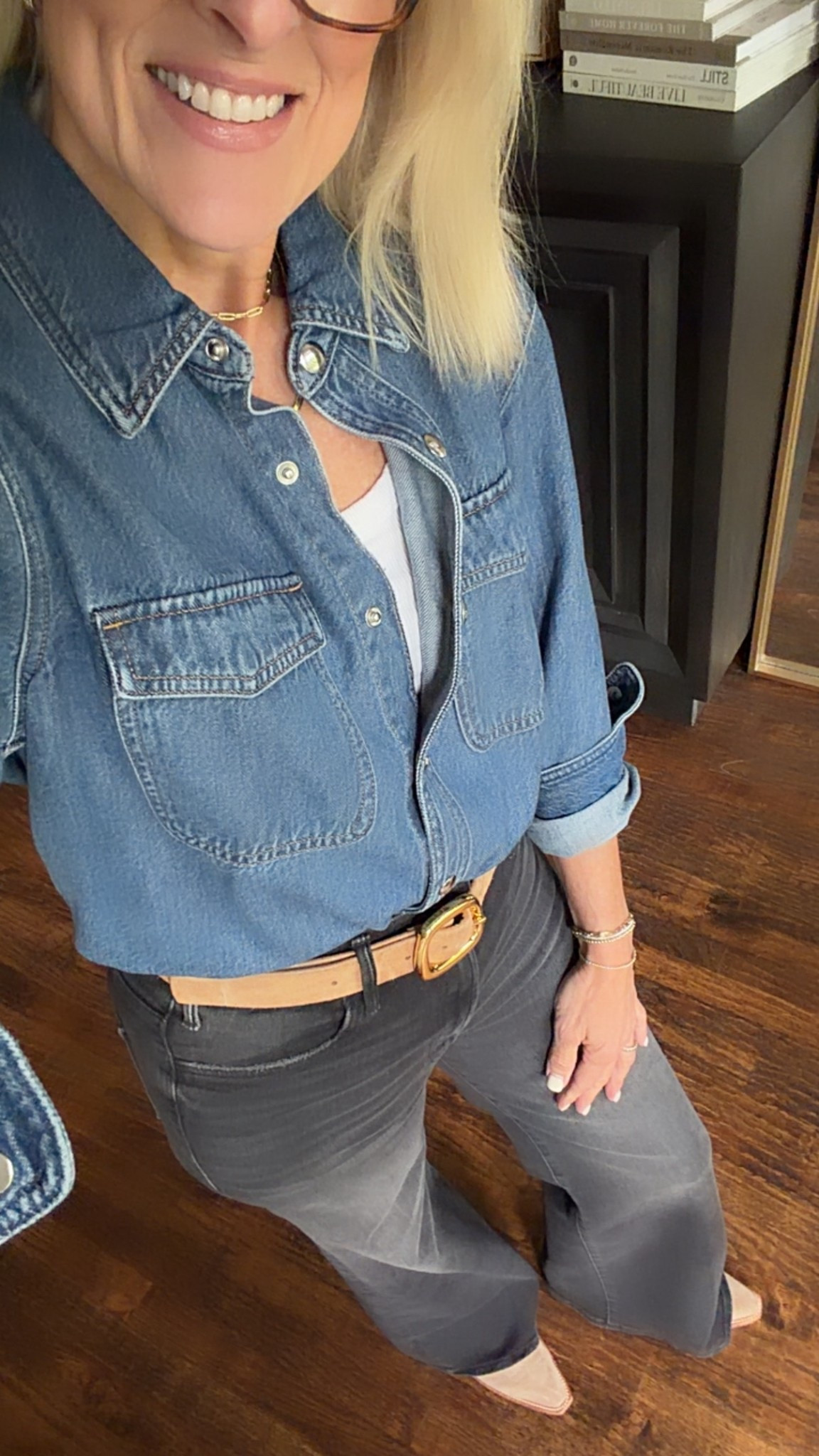  boots & I do. Engagement party tonight 

Mother denim lots of stretch super comfy 
HIGHLY recommend these boots if you are in the market for cowboy boots, they are the most comfortable pair of boots I’ve ever owned 

@Tecovas ￼

#LTKdayinmylife #LTKootd #LTKOver40