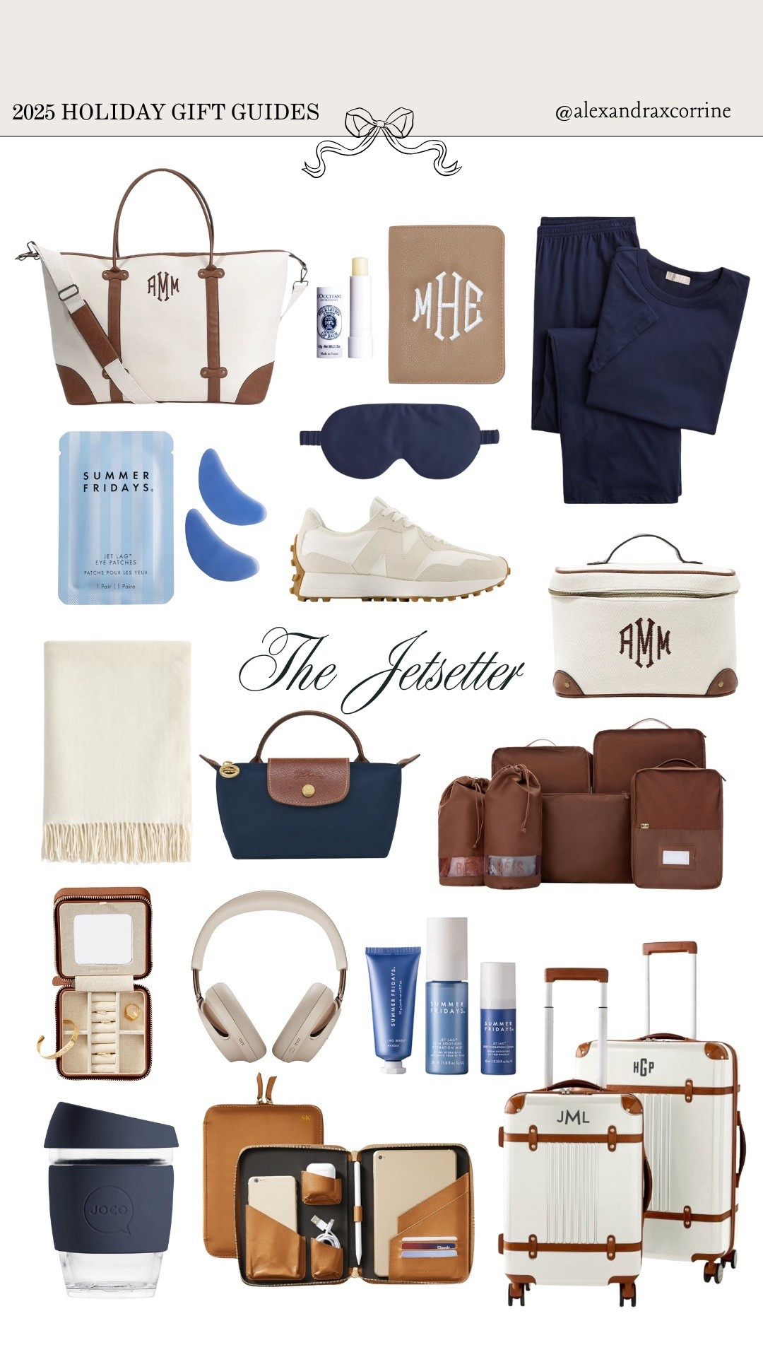 The 2025 holiday gift guides curated by Alexandra Corrine: For the jetsetter ✈️ 

Gift guide, holiday, Christmas gift ideas, gift ideas, wishlist, present, gift inspiration, holiday shopping, travel, travel essentials, in flight essentials, suitcase

#LTKGiftGuide #LTKHoliday