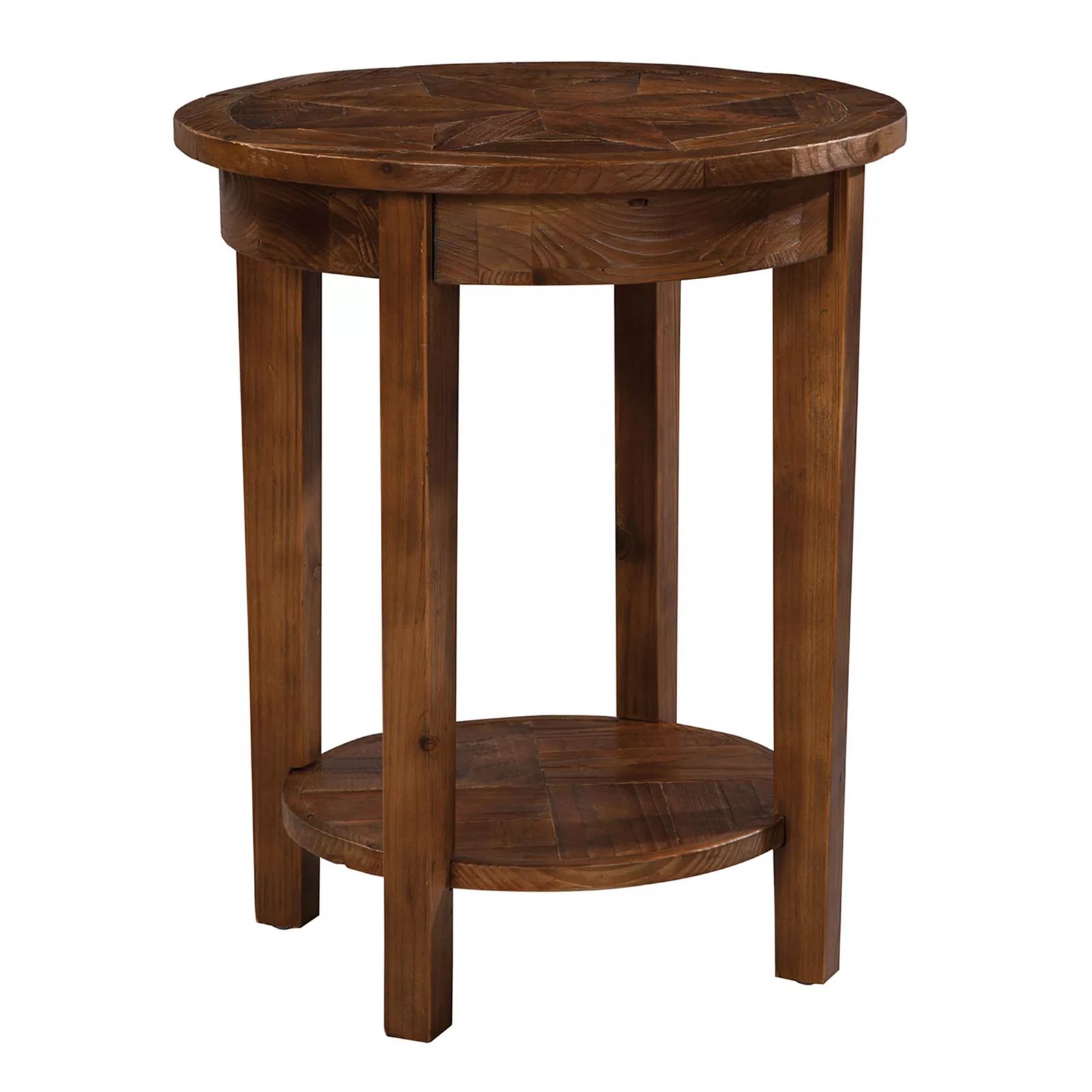 Alaterre Revive Reclaimed Wood Round End Table, Natural | Kohl's