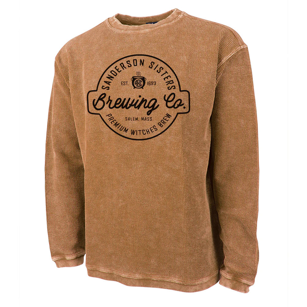 Monogrammed 'Sanderson Sisters Brewing Co.' Corded Crewneck | United Monograms