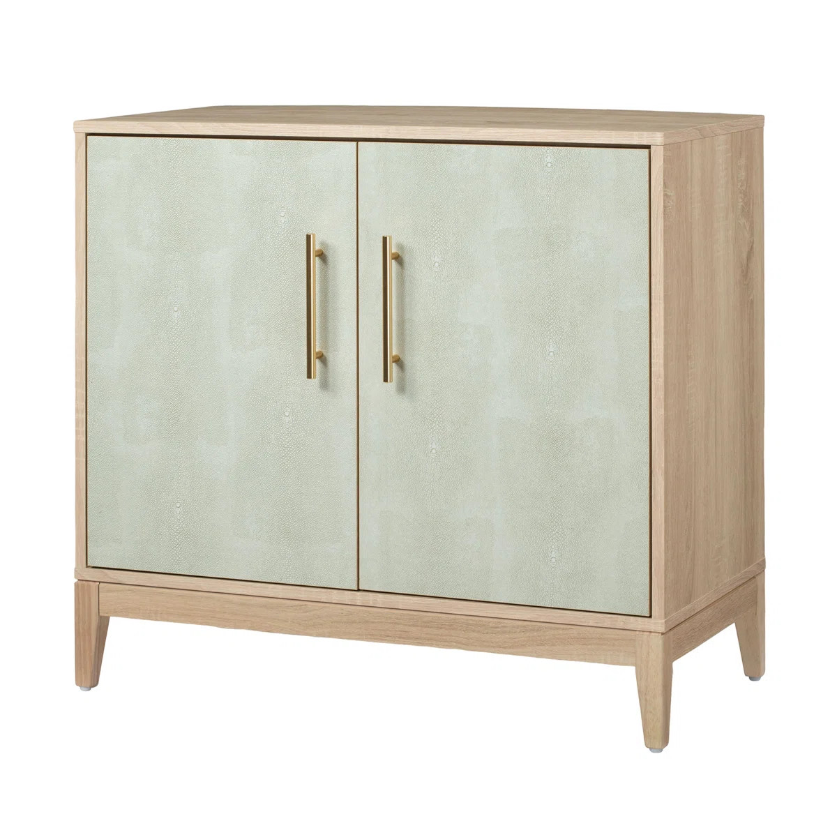 Sango Shagreen 2-Door Wooden Cabinet, Adjustable Shelf, Stylish Accent Piece | Wayfair North America