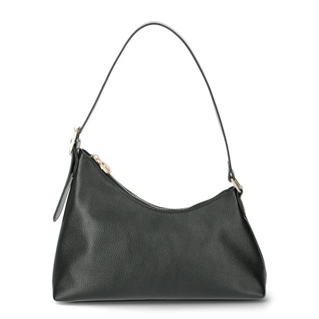 Time and Tru Women's Ashlyn Shoulder Handbag, Black | Walmart (US)