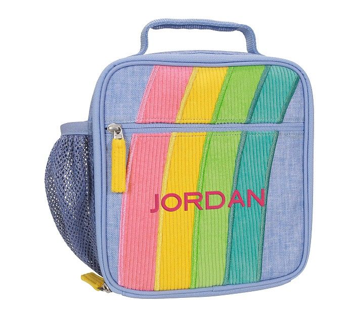 Mackenzie Rainbow Applique Lunch Boxes | Pottery Barn Kids