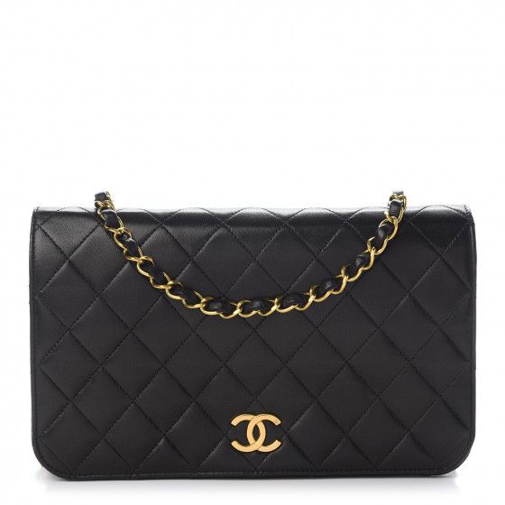 CHANEL

Lambskin Quilted Small Single Flap Black | Fashionphile