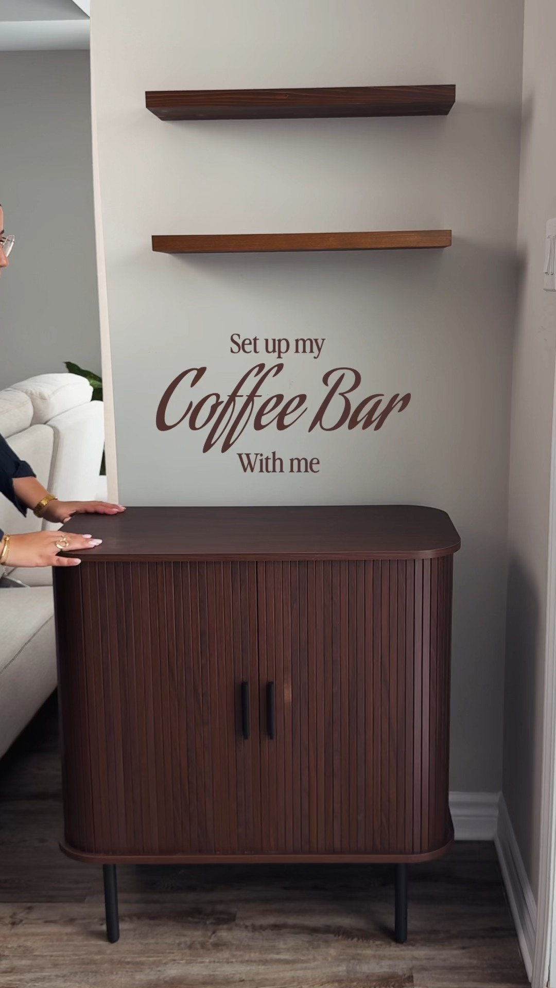 Set up my coffee bar with me

@Wayfair