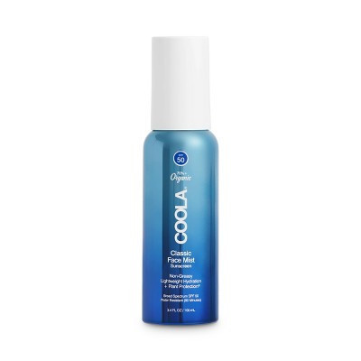 Coola Classic Face Organic Sunscreen Mist - SPF 50 - 3.4fl oz - Ulta Beauty | Target