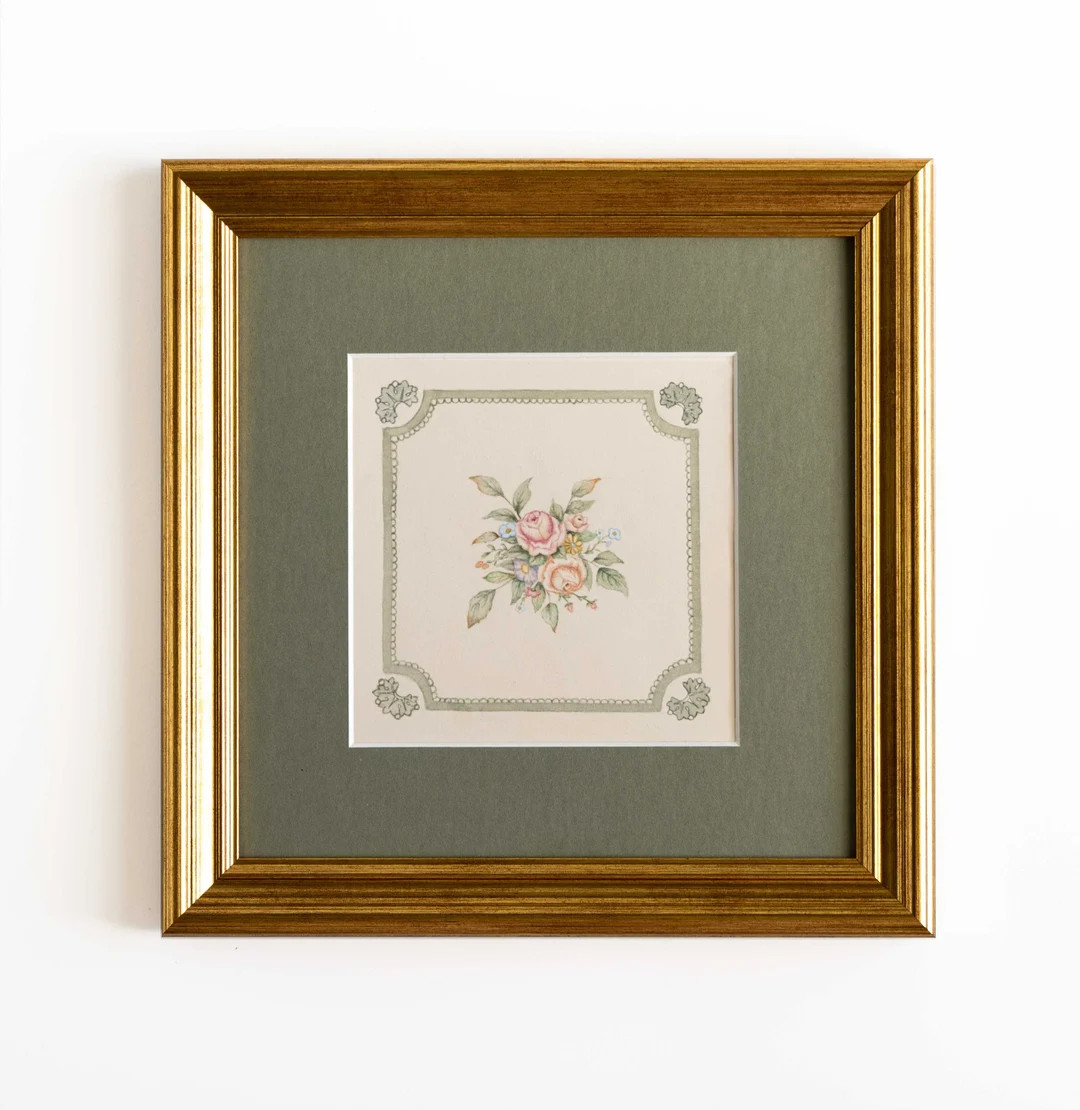 Vintage Print, Vintage Floral Print, Vintage Botanical Print, Vintage-inspired Floral Print - Ets... | Etsy (US)