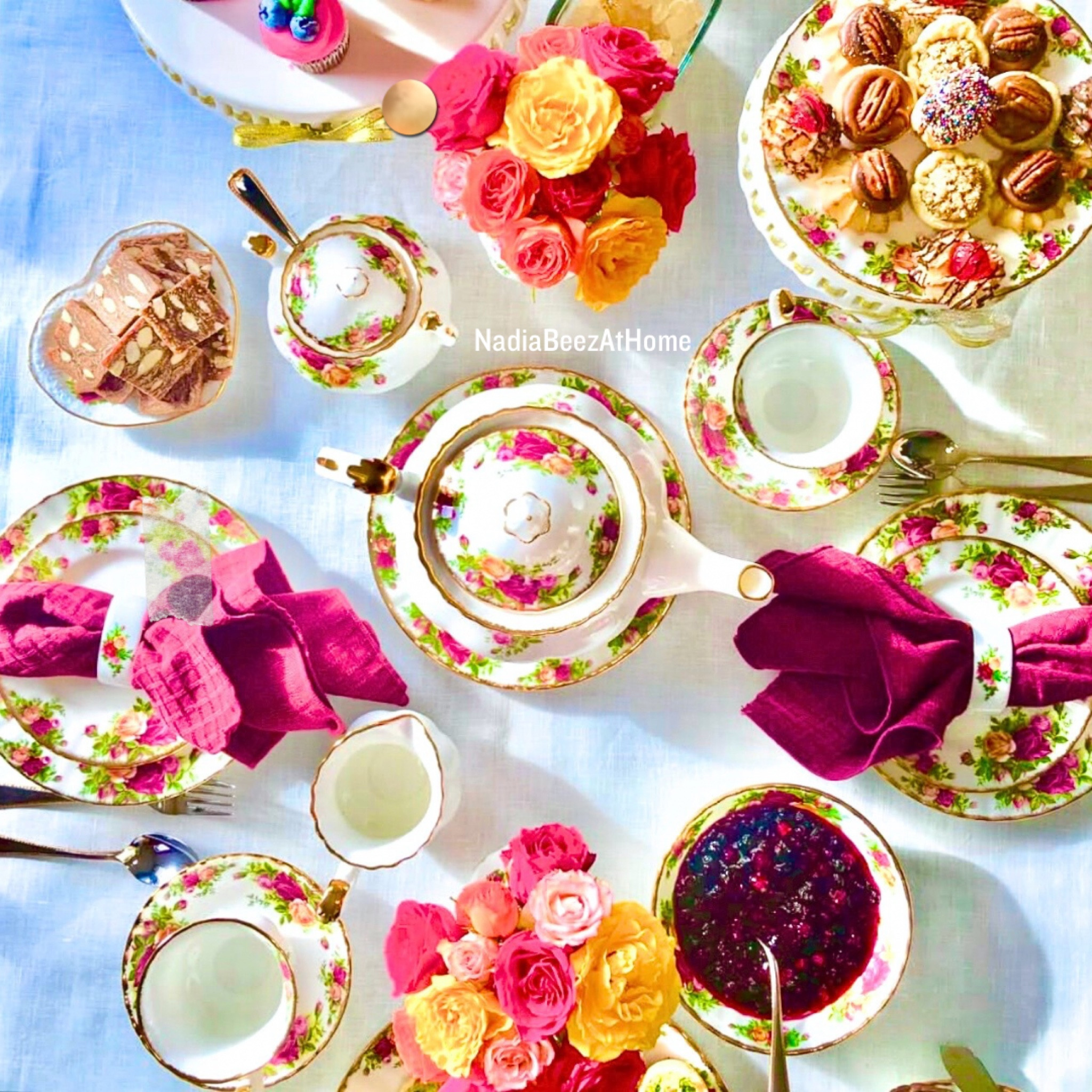 Royal Albert Old Country Roses tea party table setting 💐

#LTKParties #LTKHoliday #LTKHome