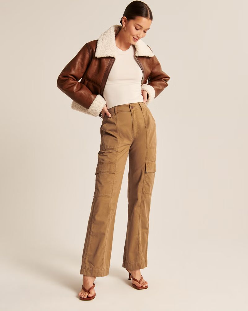 Women's Relaxed Utility Pants | Women's New Arrivals | Abercrombie.com | Abercrombie & Fitch (US)