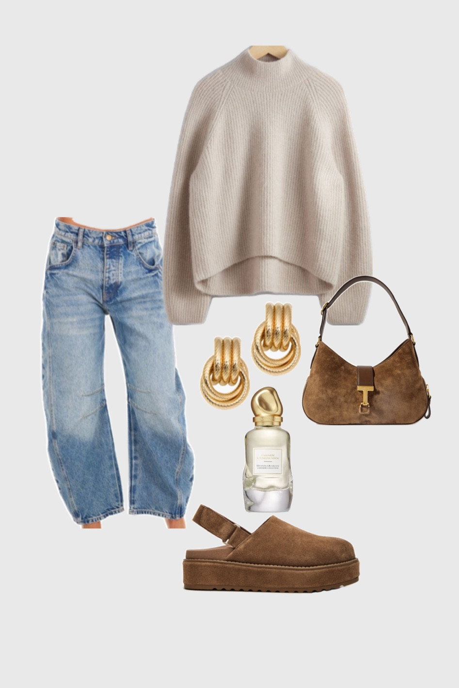 Fall outfit, sweater, barrel jeans, clogs, Steve Madden clog, suede purse, gold earrings 

#LTKStyleTip #LTKHoliday #LTKSeasonal