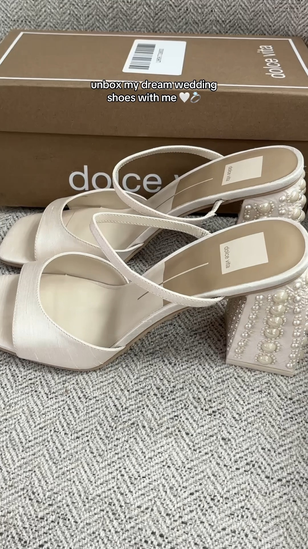 unbox my dream wedding shoes with me! 💍🤍 

Dolce vita shoes, dolce vita heels, dolce vita bridal, wedding shoes, wedding heels, bridal heels, 2026 bride, bride to be 

#LTKStyleTip #LTKWedding #LTKShoeCrush
