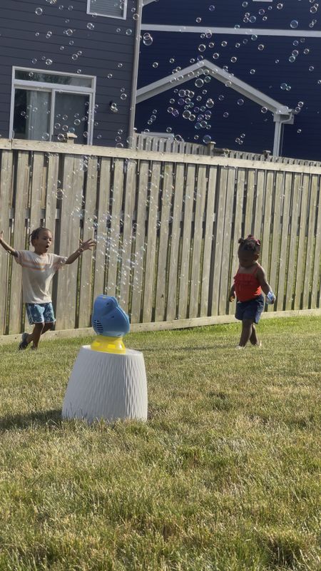 $10 bubble machine! Perfect summer fun for the kids! 

#LTKBaby #LTKSwim #LTKKids