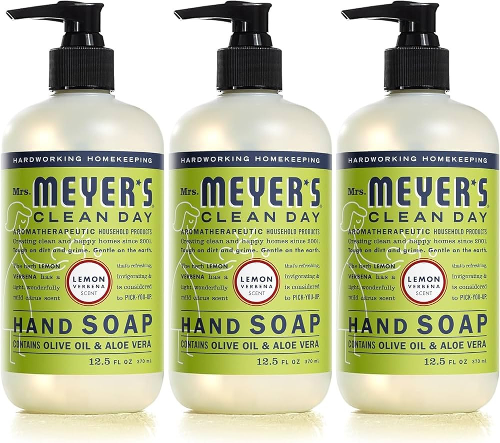 Mrs. Meyer's Clean Day Liquid Hand Soap, Cruelty-Free, and Biodegradable Hand Wash Made with Esse... | Amazon (US)