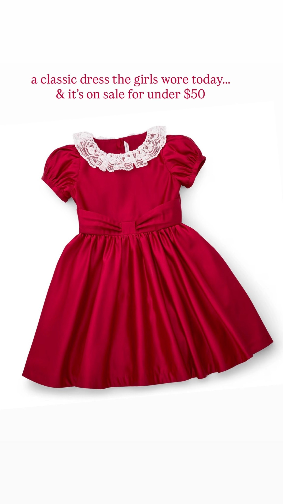 Thee perfect Christmas dress to pass down for generations 

#LTKHoliday #LTKSaleAlert #LTKFindsUnder50