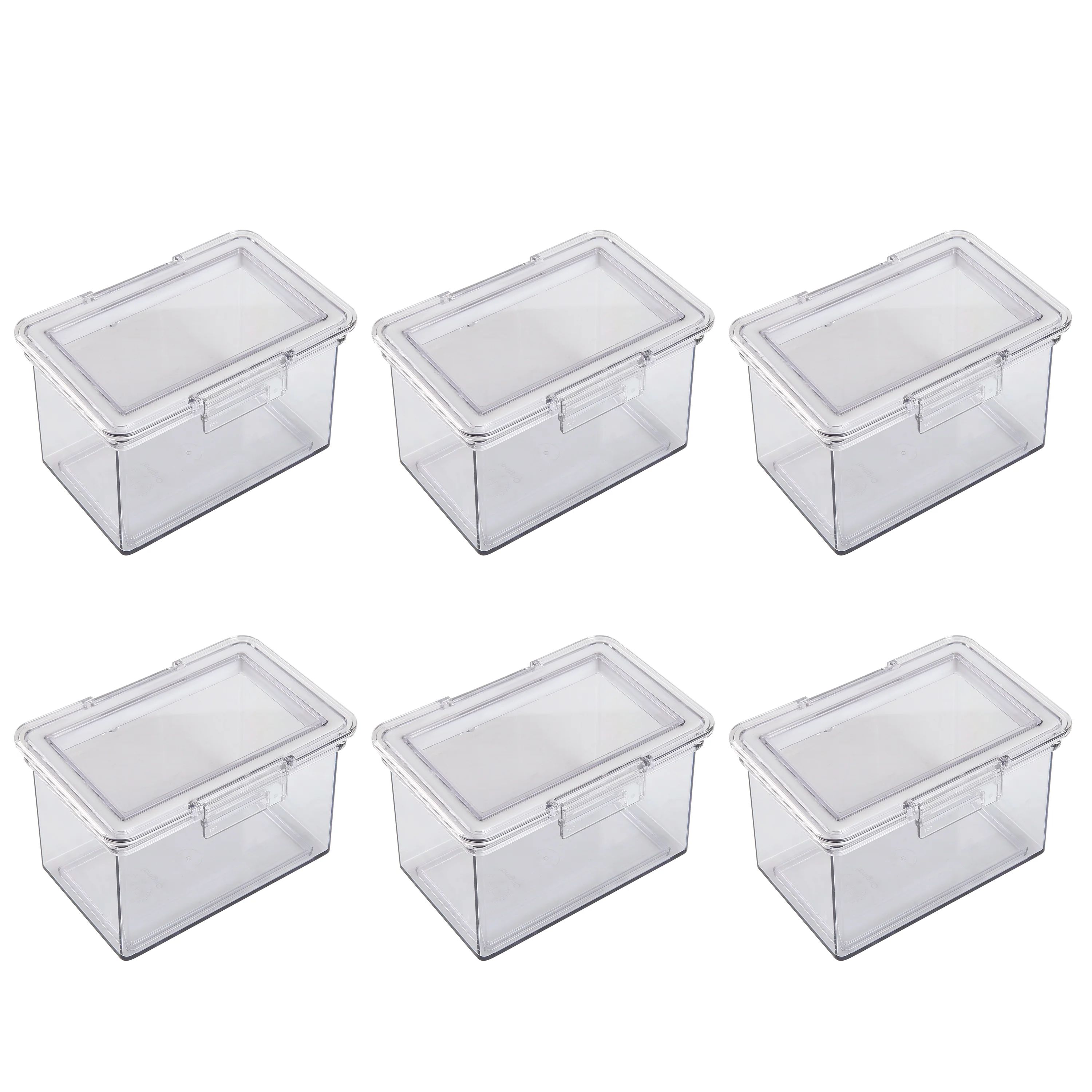 The Home Edit Small Canister Food Storage Containers, Pack of 6, Clear - Walmart.com | Walmart (US)