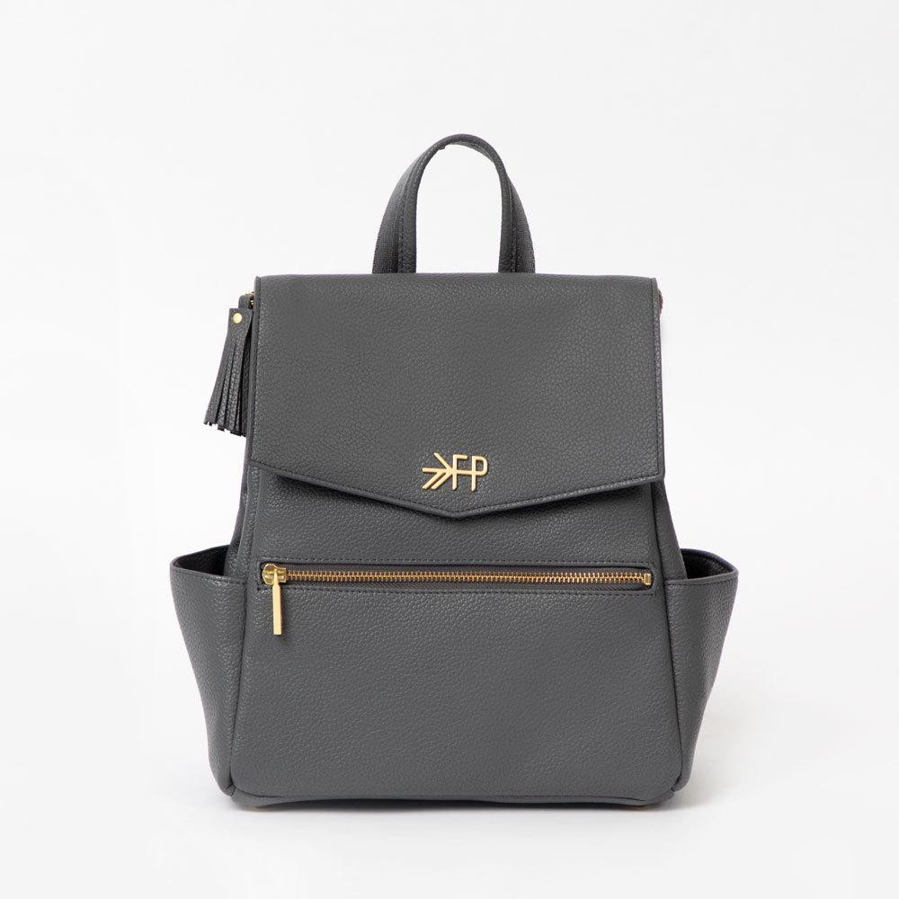 Charcoal Mini Classic Diaper Bag | Freshly Picked