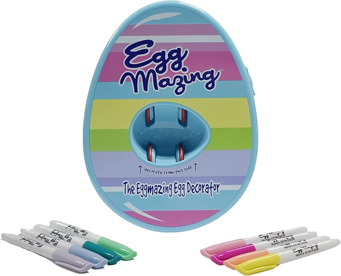 The EggMazing Easter Egg Decorator Kit - Arts and Crafts Activity Set (Blue) | Amazon (US)