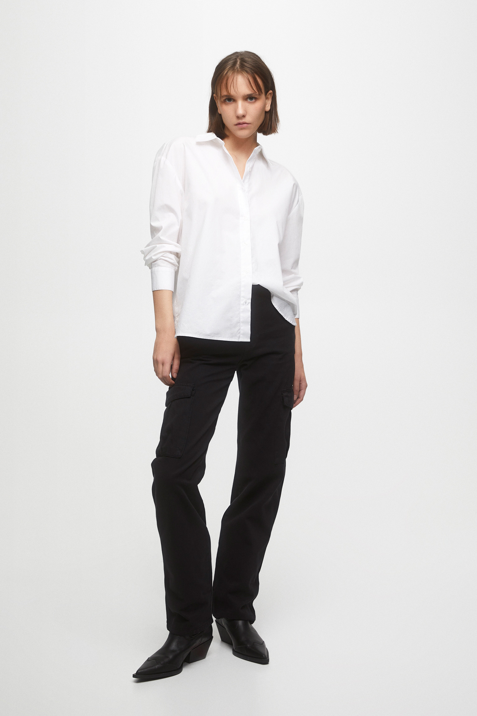 Camicia popeline basic | PULL and BEAR IT