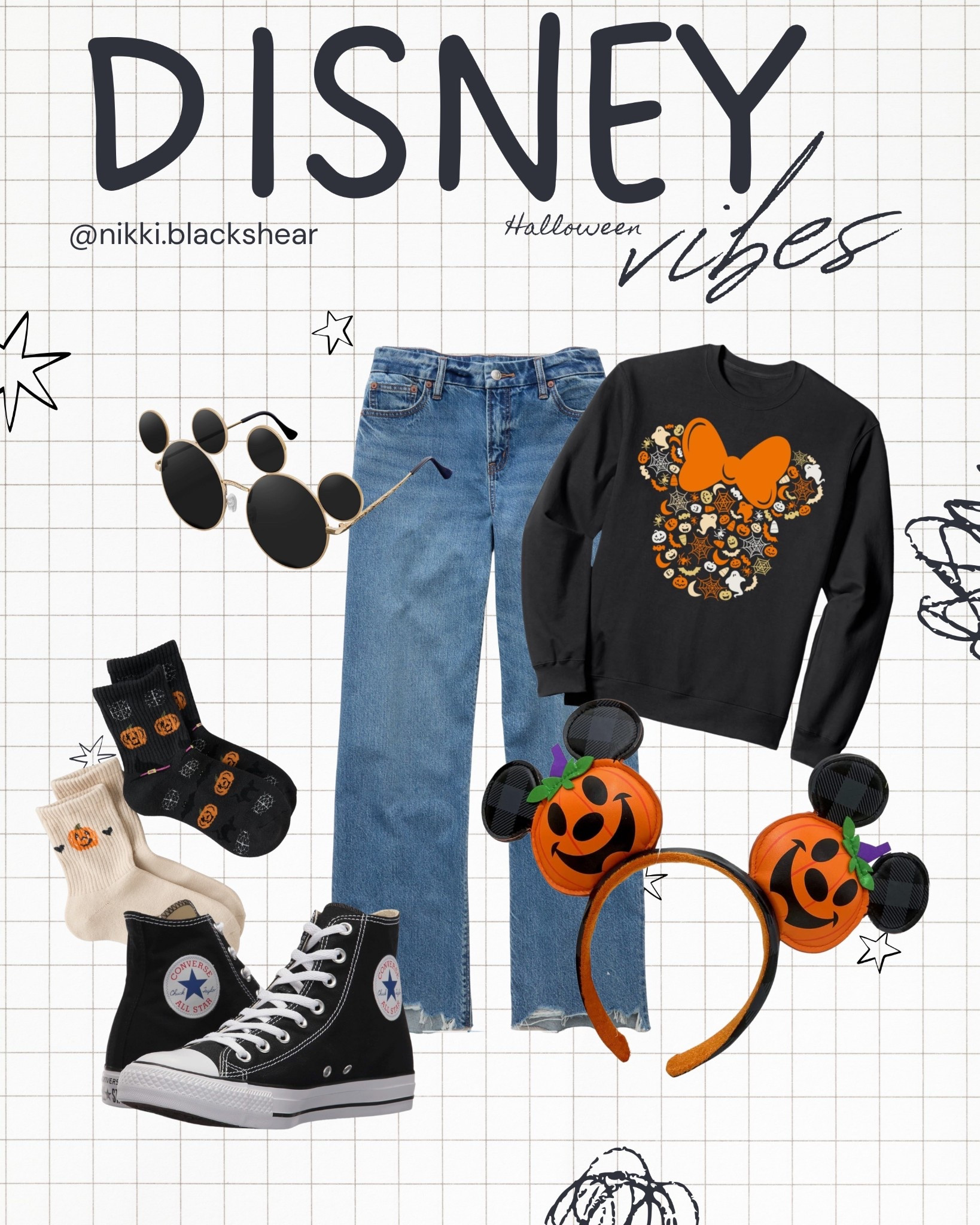 Disney Halloween vibes 🎃🖤 Spooky season just hits different at the happiest place on earth 👻✨ 

#DisneyStyle #HalloweenAtDisney #DisneyOOTD #LTKFallStyle #LTKDisney #LTKOutfitInspo #LTKSeasonalStyle

#LTKHalloween #LTKMidsize #LTKSeasonal