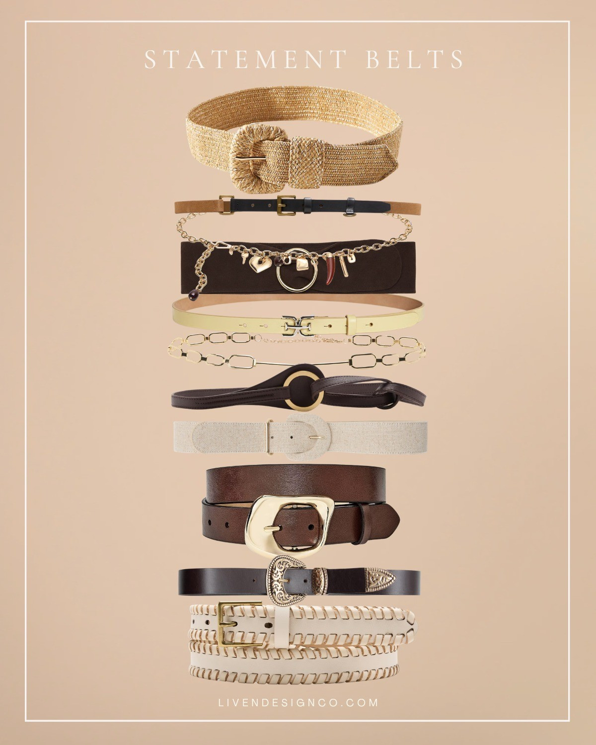 Statement belt. Spring style. Shell belt. Yellow belt. Accessories. Woven belt. Rattan belt 

#LTKSeasonal #LTKSaleAlert