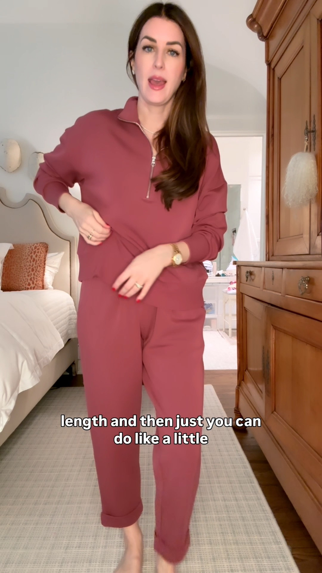 I’m wearing xs in each piece.

#LTKOver40 #LTKSeasonal