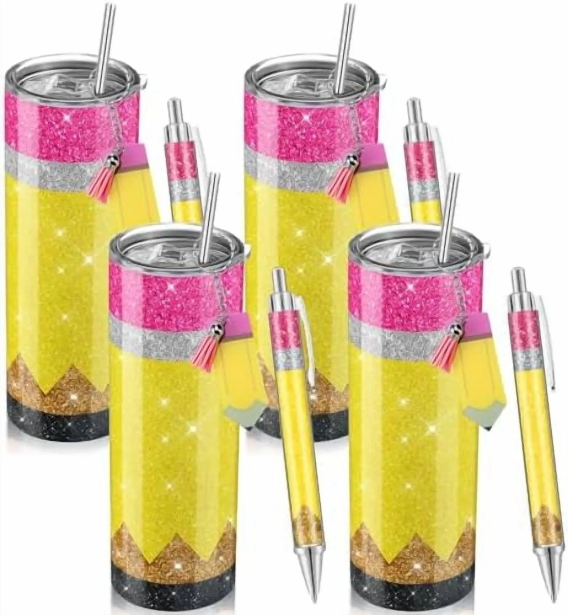 12 Pcs Valentines Teacher Gift Bulk 4 Sets Teacher Appreciation Gifts for Women, 20 oz Glitter Pe... | Walmart (US)