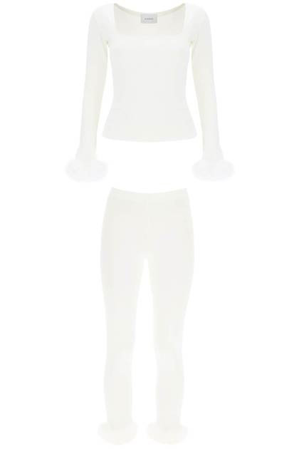 Sleeper the weekend chic set with feathers | Baltini