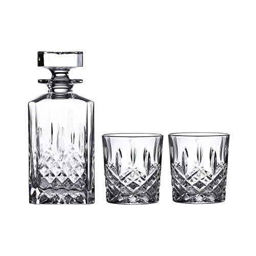 Marquis By Waterford Markham Square Decanter & Double Old Fashion Pair Decanter Set, 2 Count (Pac... | Amazon (US)